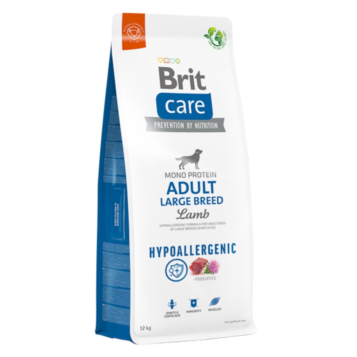 BRIT Care Hypoallergenic, L-XL, Miel, hrană uscată monoproteică câini, sistem imunitar & alergii BRIT Care Hypoallergenic Adult Large Breed, L-XL, Miel, hrană uscată monoproteică câini, sistem imunitar & alergii, 12kg - poza 1