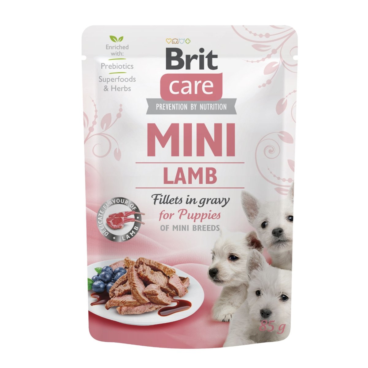 BRIT Care Mini Puppy, XS-S, File Miel, plic hrană umedă câini junior, (în sos), 85g - poza 2