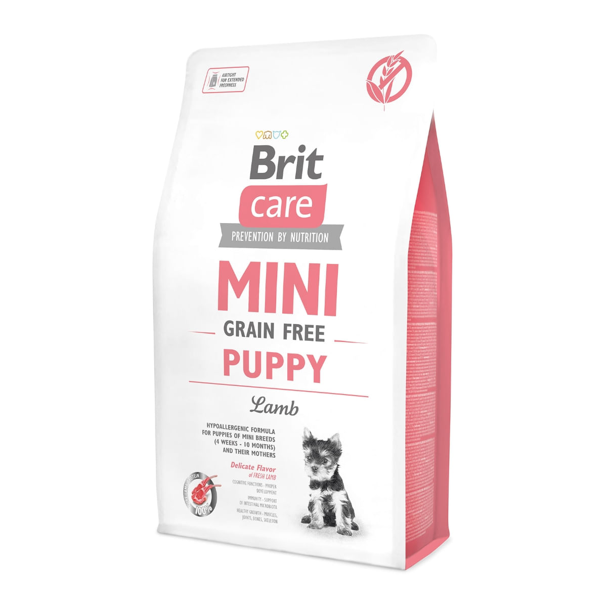 BRIT Care Mini Puppy, XS-S, Miel, hrană uscată fără cereale câini junior, 2kg - poza 2