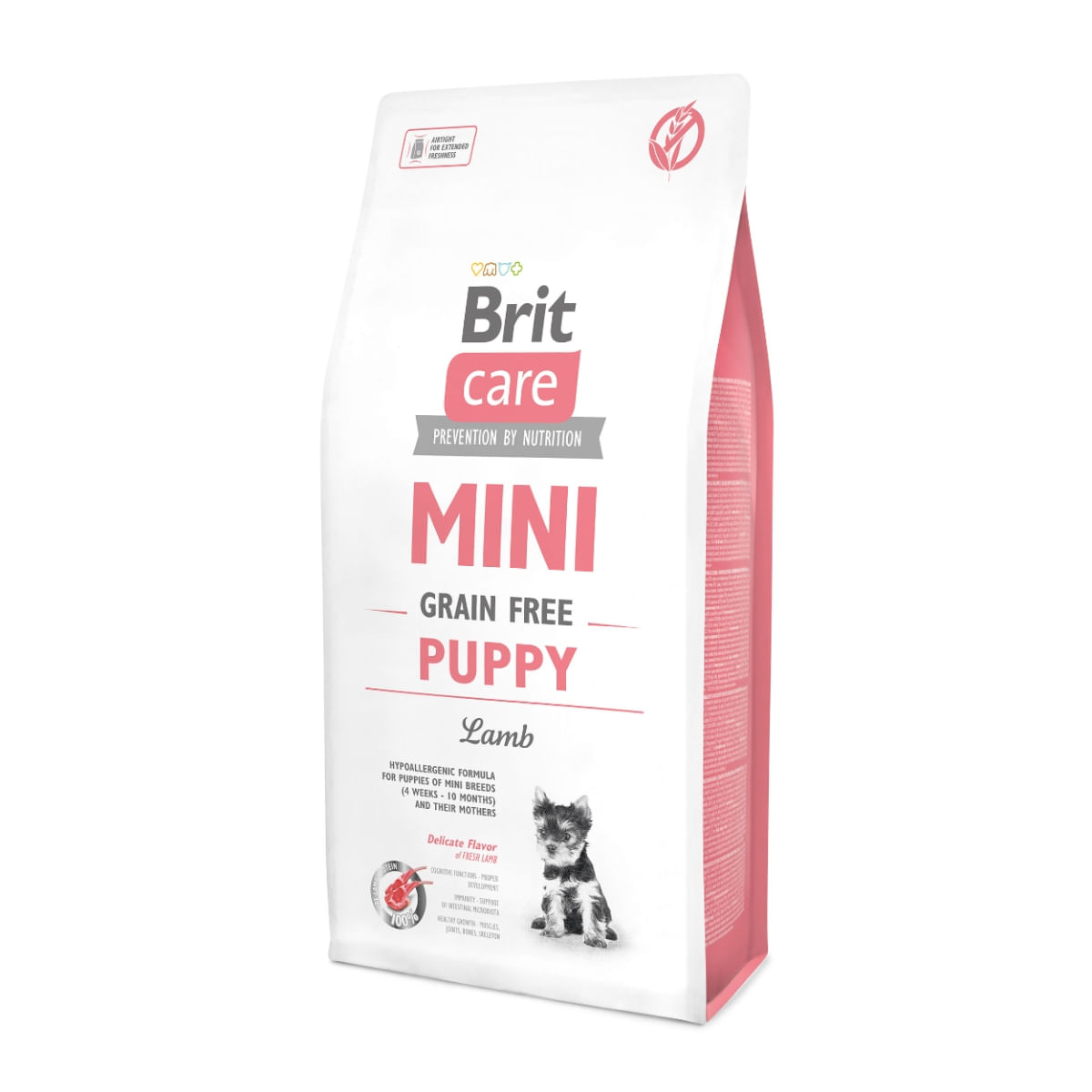BRIT Care Mini Puppy, XS-S, Miel, hrană uscată fără cereale câini junior, 7kg - poza 2