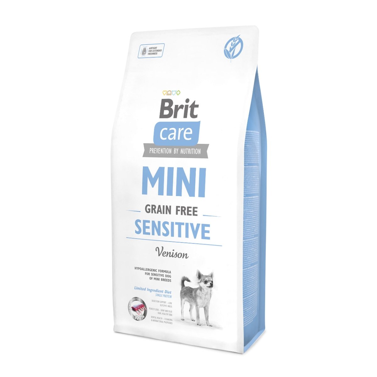 BRIT Care Mini Sensitive, XS-S, Vânat, hrană uscată fără cereale câini, sensibilităţi digestive, 7kg - poza 1
