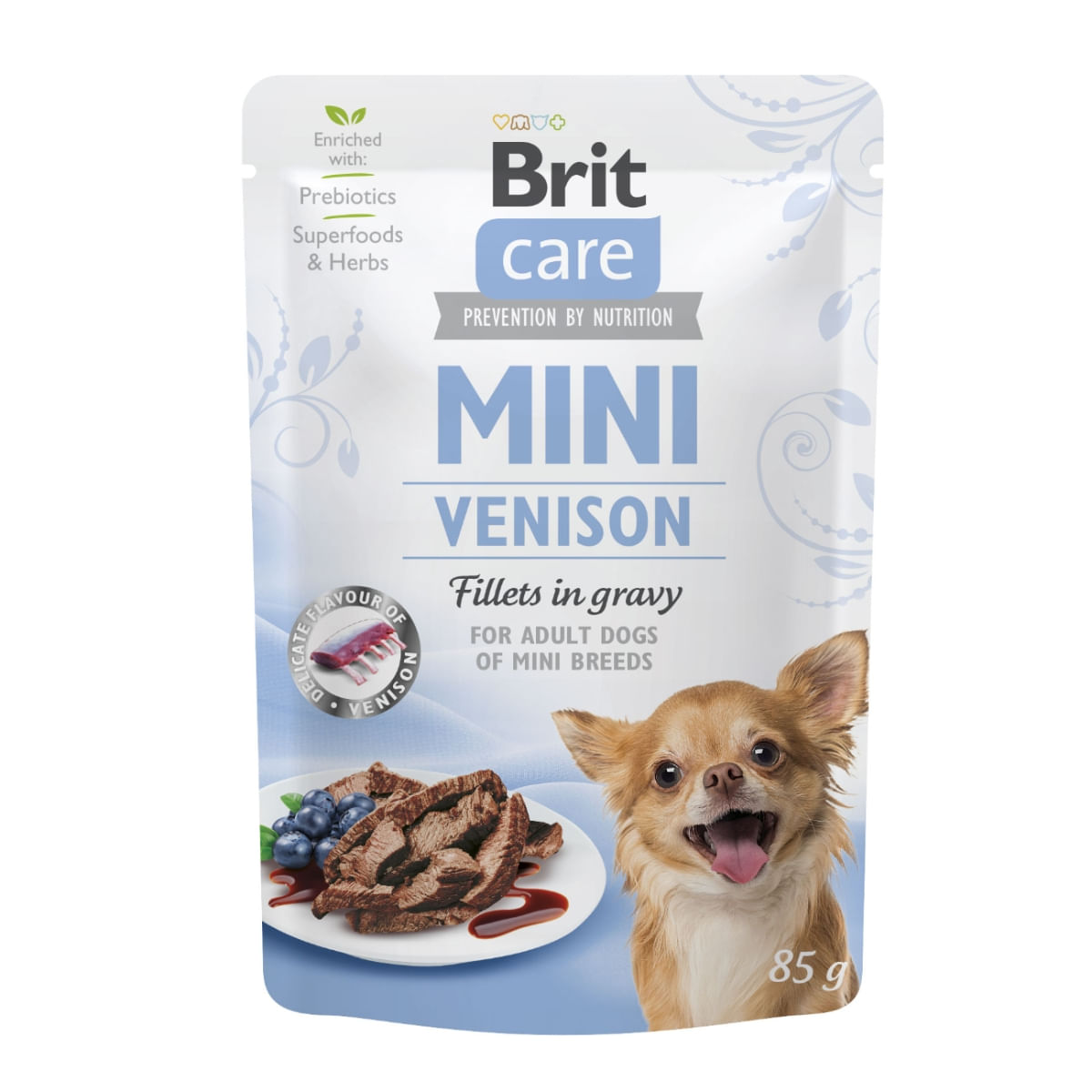 BRIT Care Mini, XS-S, File Vânat, plic hrană umedă câini, (în sos), 85g - poza 2