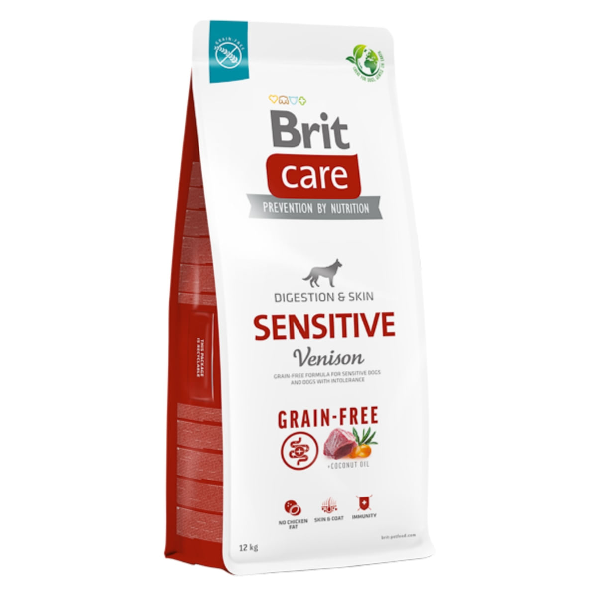 BRIT Care Sensitive, XS-XL, Vânat, hrană uscată fără cereale câini, sistem digestiv, 12kg - poza 2