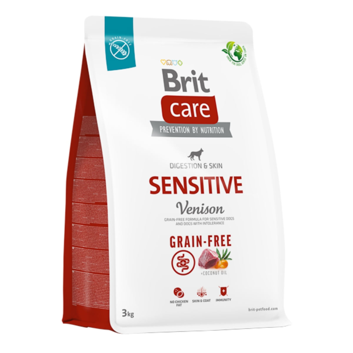 BRIT Care Sensitive, XS-XL, Vânat, hrană uscată fără cereale câini, sistem digestiv, 3kg - poza 1