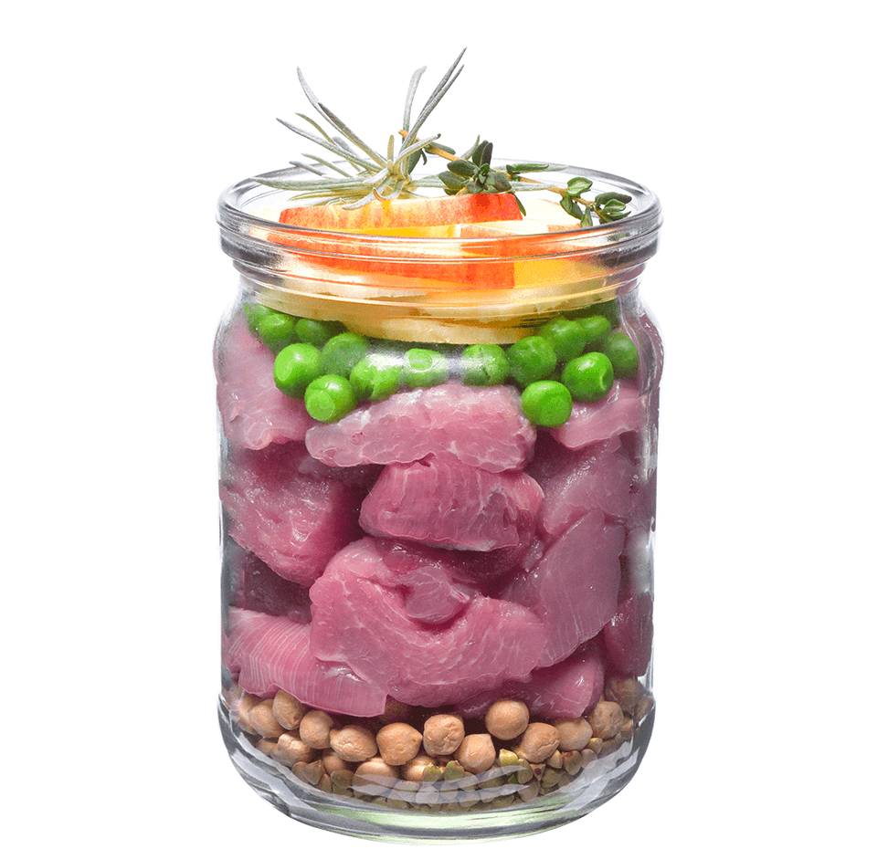 BRIT Fresh, Curcan cu Mazăre, conservă hrană umedă conținut redus cereale câini, (în aspic), 400g - poza 3