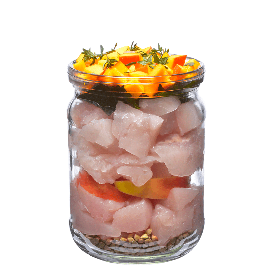 BRIT Fresh, Pește cu Dovleac, conservă hrană umedă conținut redus cereale câini, (în aspic), 400g - poza 2