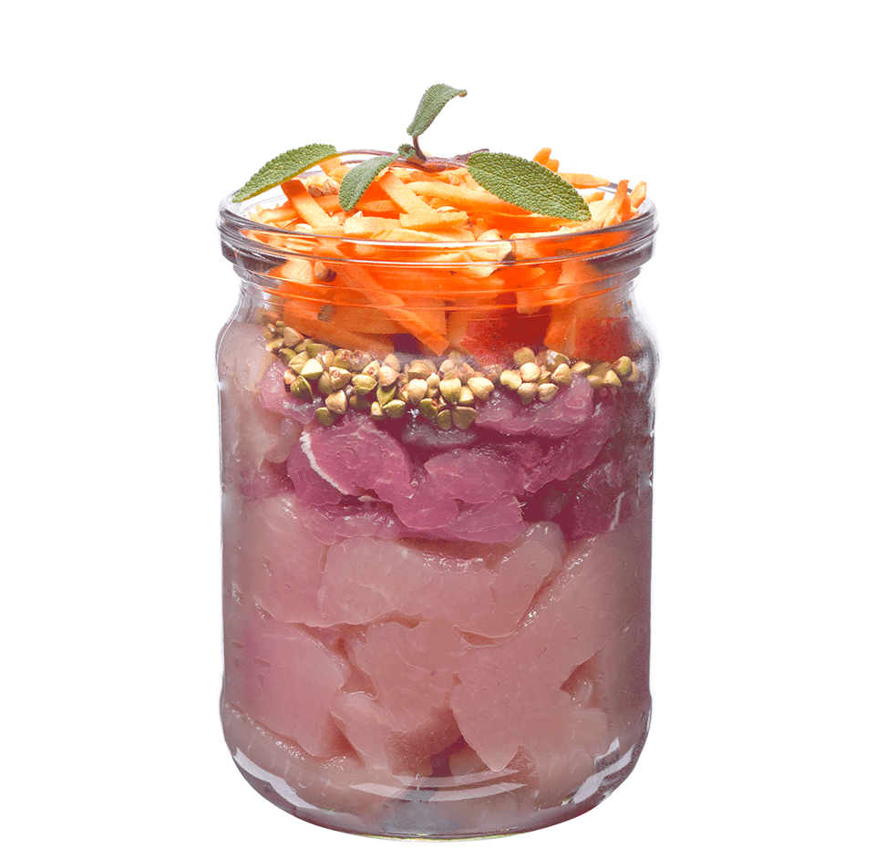 BRIT Fresh, Pui cu Cartof Dulce, conservă hrană umedă conținut redus cereale câini, (în aspic), 400g - poza 2