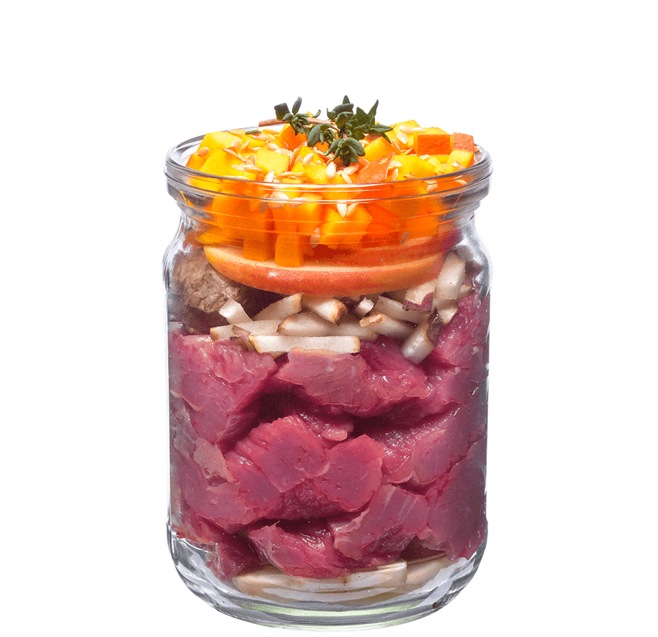 BRIT Fresh, Vită cu Dovleac, conservă hrană umedă fără cereale câini, (în aspic), 400g - poza 3