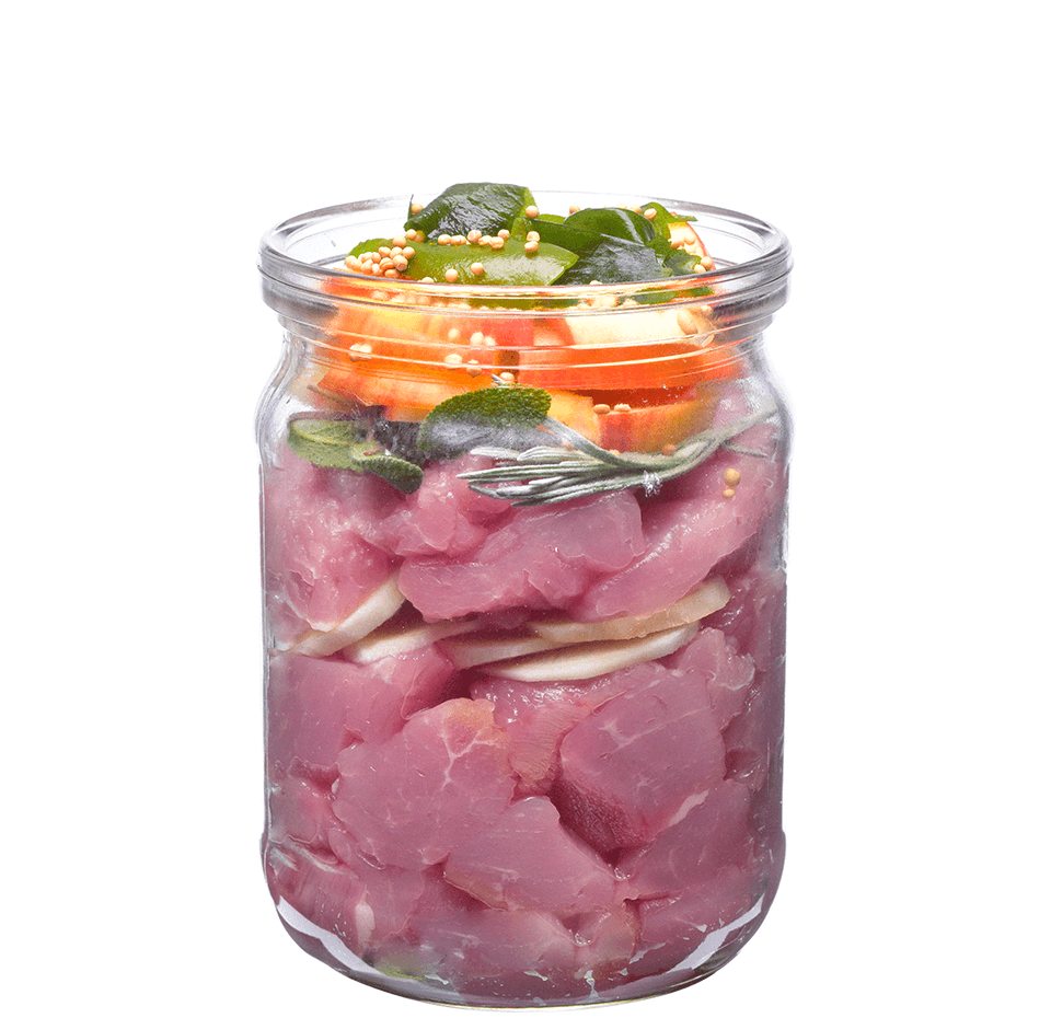 BRIT Fresh, Vițel cu Mei, conservă hrană umedă fără cereale câini, (în aspic), 400g - poza 3