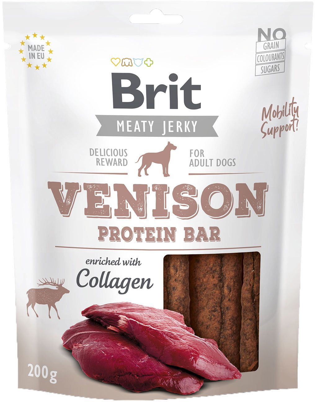 BRIT Jerky Recompensă pentru câini, Baton proteic, cu Vânat