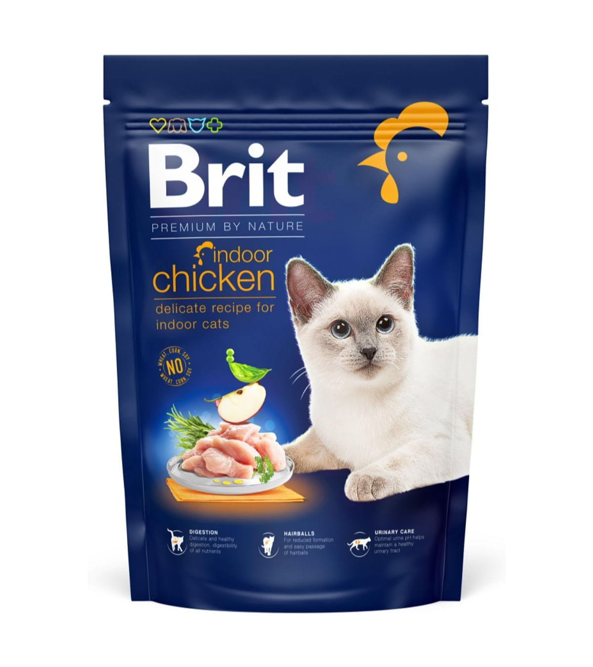 BRIT Premium by Nature Indoor, Pui, hrană uscată pisici de interior, 800g - poza 1