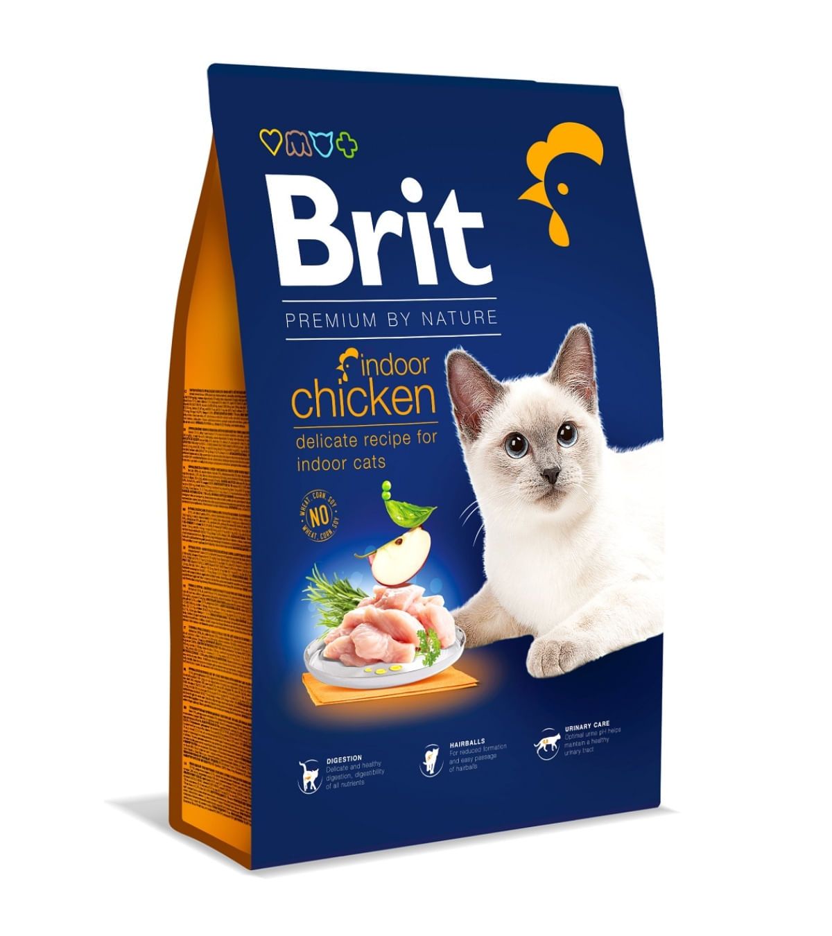 BRIT Premium by Nature Indoor, Pui, hrană uscată pisici de interior, 8kg - poza 1