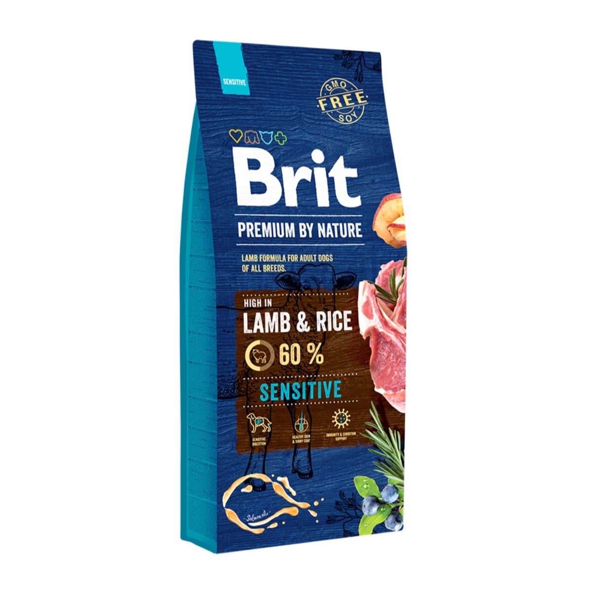 BRIT Premium By Nature Sensitive, Miel, hrană uscată câini, sensibilitați digestive, 15kg - poza 2