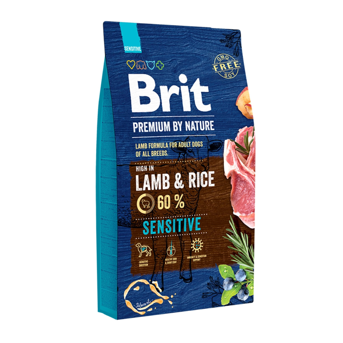 BRIT Premium By Nature Sensitive, Miel, hrană uscată câini, sensibilitați digestive, 8kg - poza 2