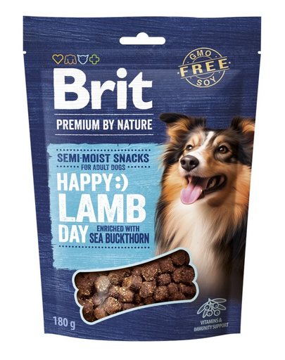 BRIT Premium Dog Semi-moist Snack Lamb 180 g recompensă semi-umedă cu miel pentru câini