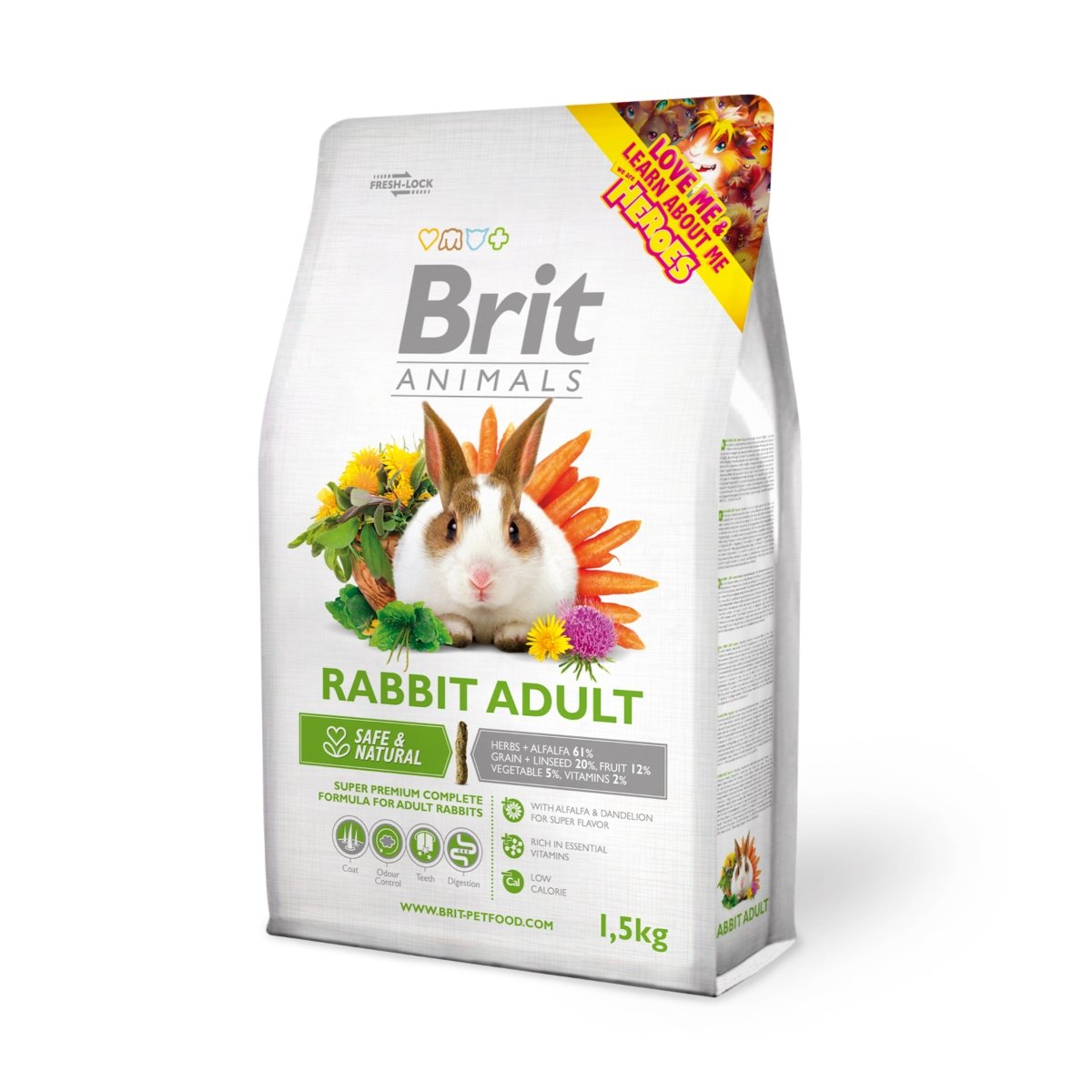 BRIT Premium, Lucernă, hrană uscată iepure, 300g - poza 2