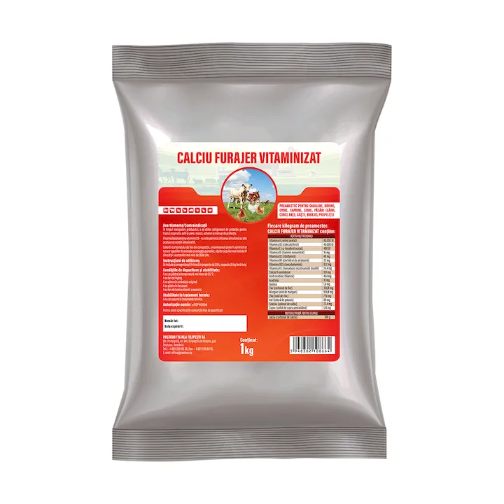 Calciu furajer vitaminizat 1 kg