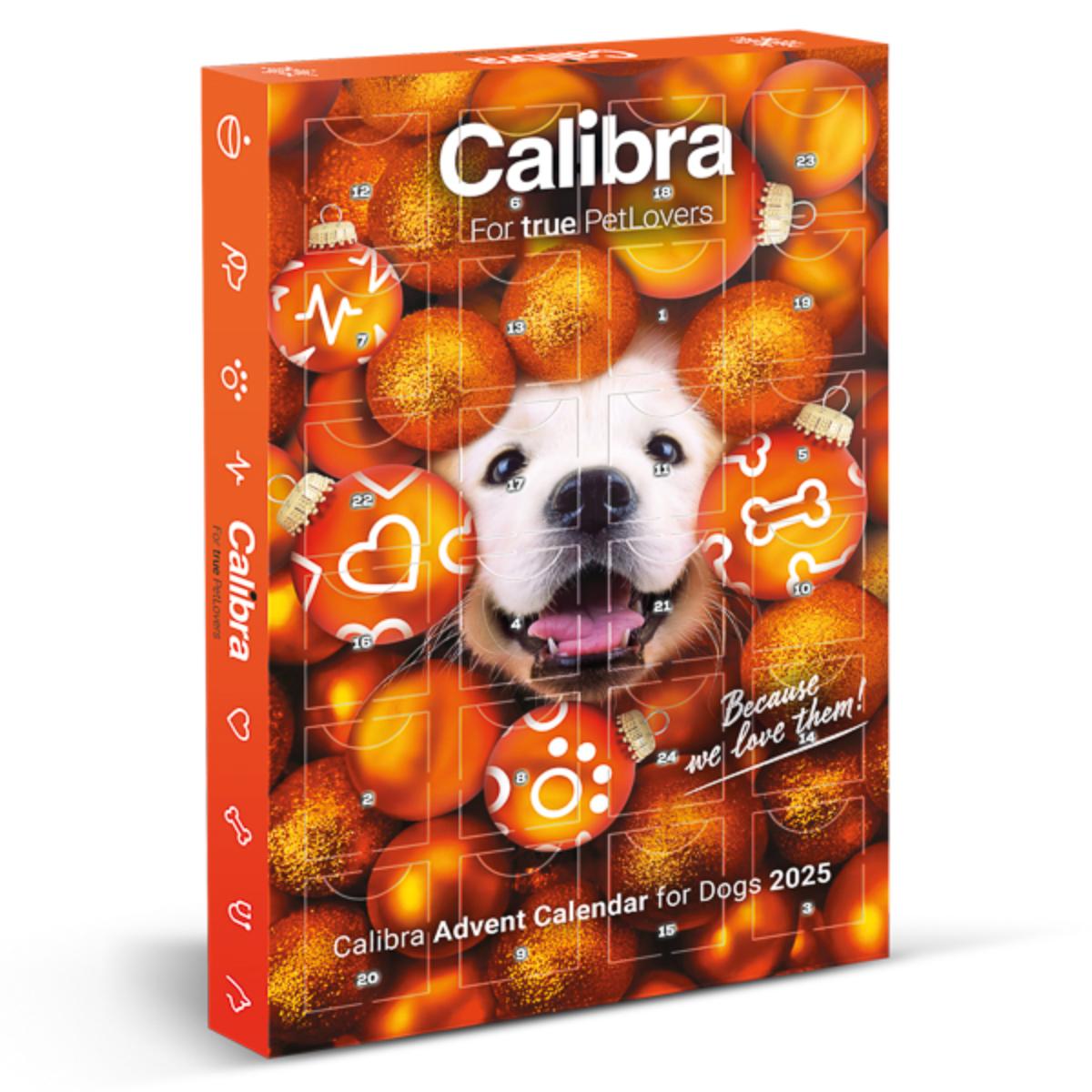 CALIBRA Christmas Advent Calendar 2025, XS-XL, cutie recompense câini, 200g - poza 1
