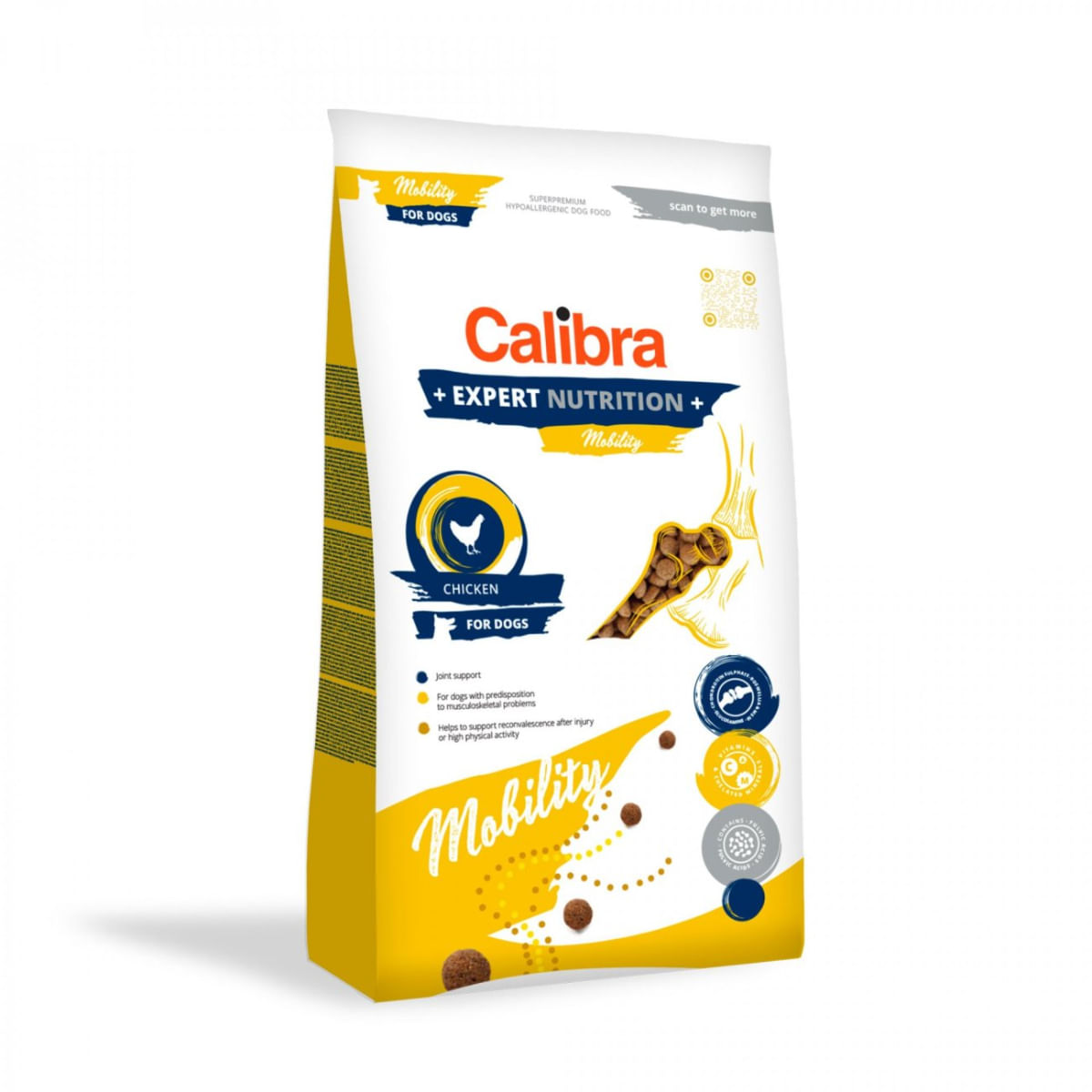 CALIBRA Expert Nutrition Mobility, XS-XL, Pui, hrană uscată câini, sistem articular, 12kg - poza 1