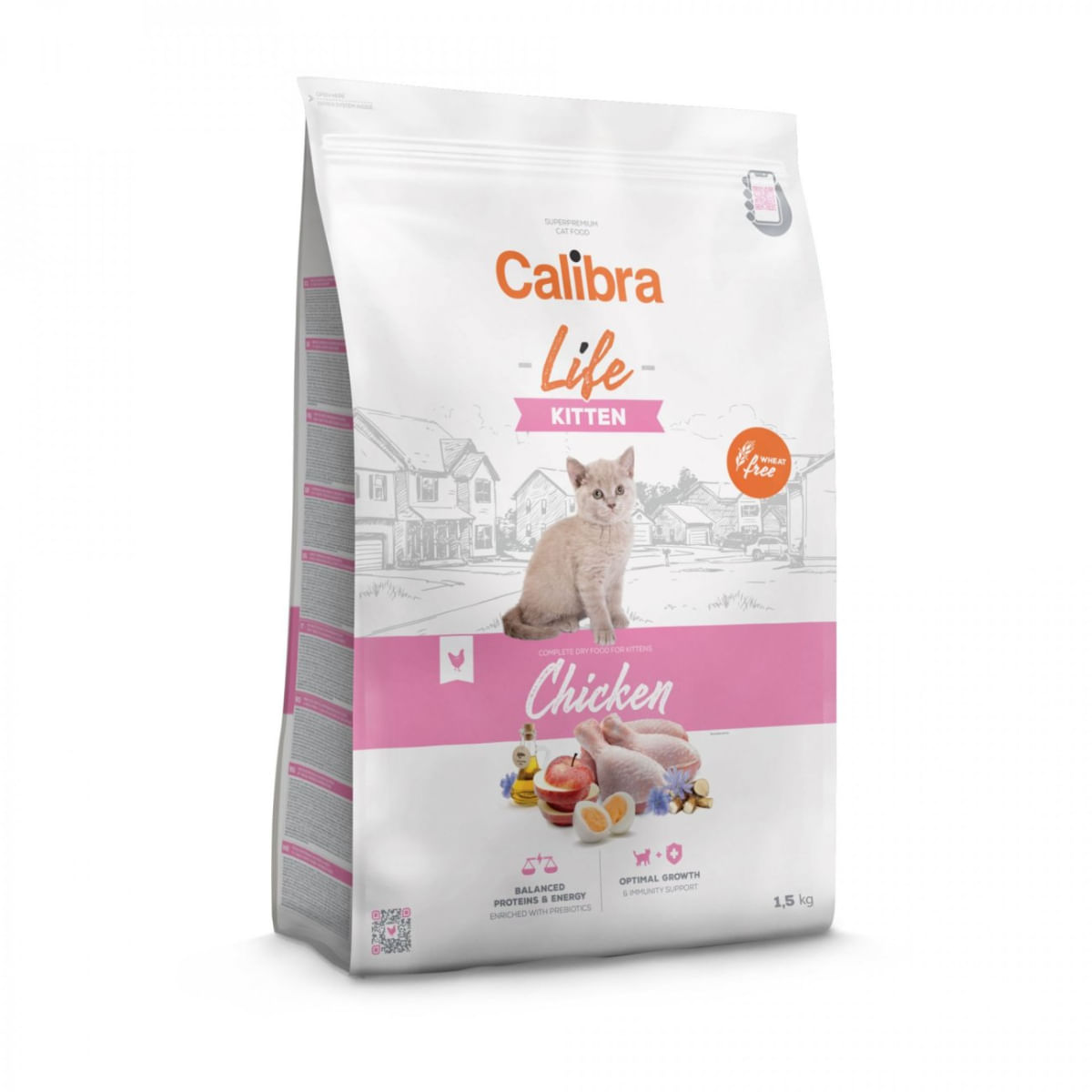 CALIBRA Life Kitten, Pui, hrană uscată pisici junior, 6kg - poza 1