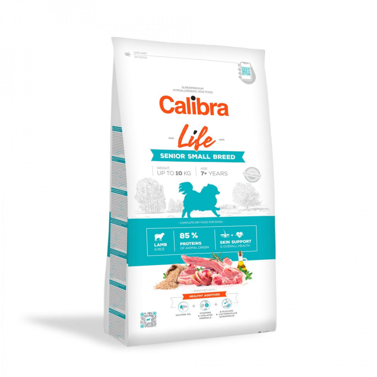 CALIBRA Life Senior Small Breed, XS-S, Miel, hrană uscată conținut redus cereale câini senior, 1.5kg - poza 2