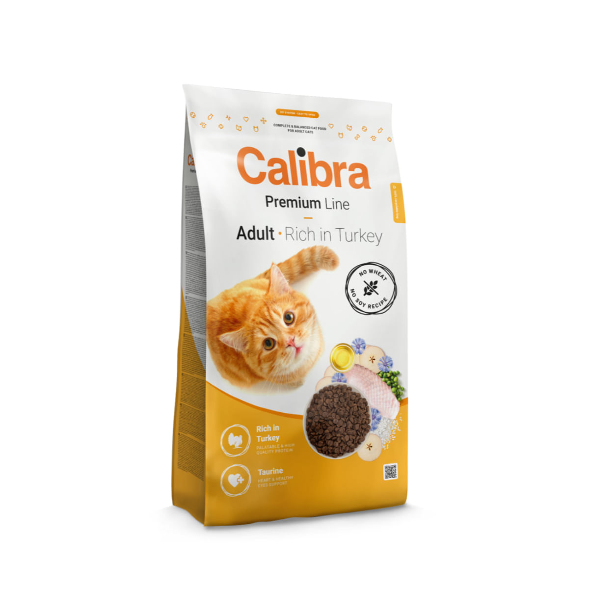 CALIBRA Premium Line, Curcan, hrană uscată pisici, 2kg - poza 2