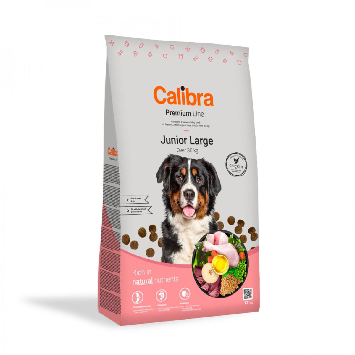 CALIBRA Premium Line Junior Large, L-XL, Pui, hrană uscată câini junior, 12kg - poza 2