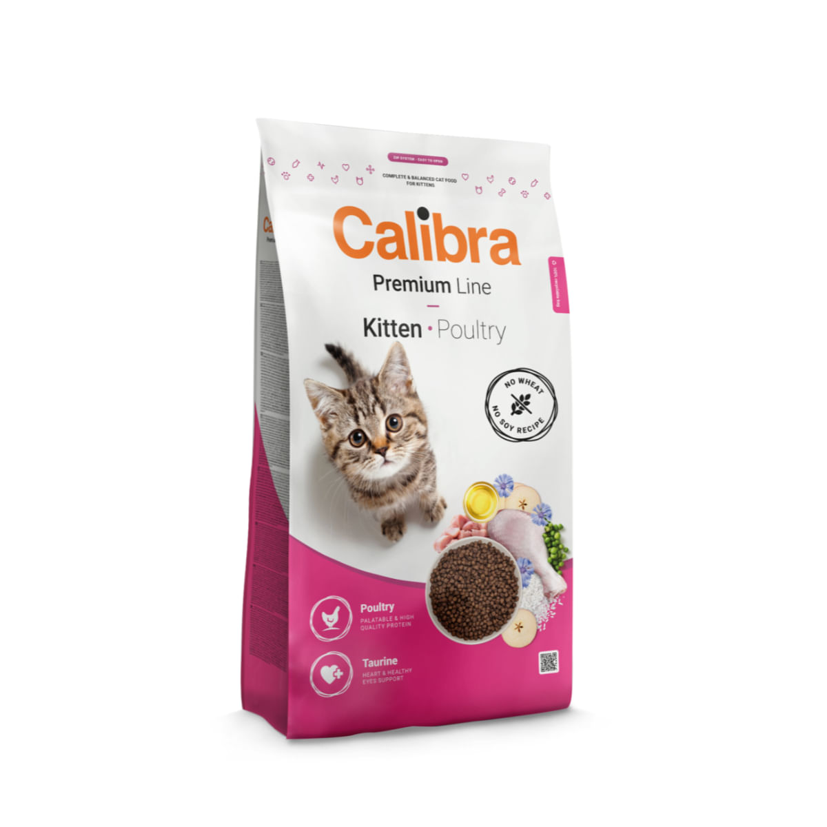 CALIBRA Premium Line Kitten, Pui, hrană uscată pisici junior, 2kg - poza 2