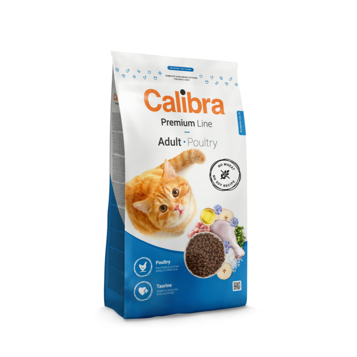 CALIBRA Premium Line, Pasăre, hrană uscată pisici, 2kg - poza 1