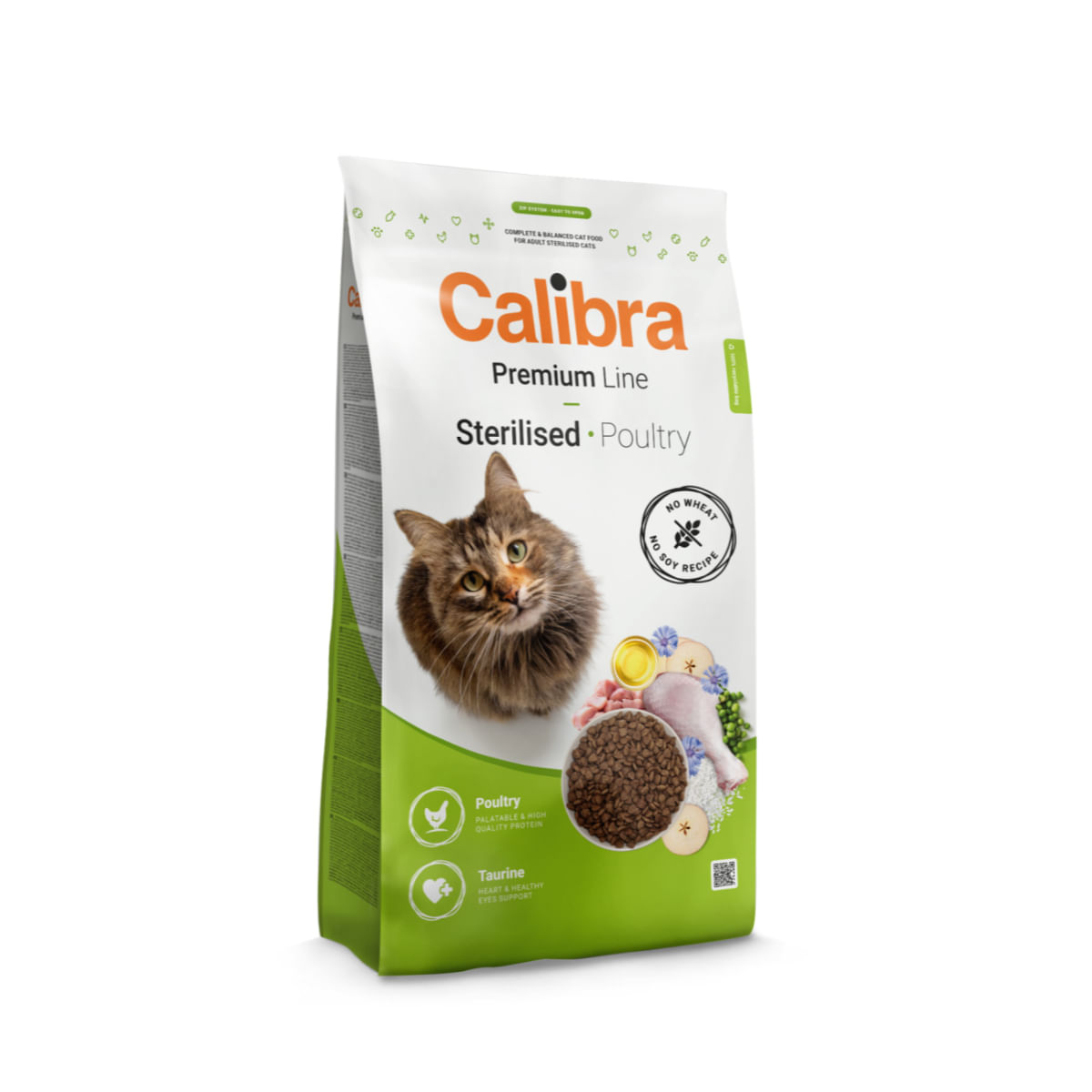 CALIBRA Premium Line Sterilised, Pasăre, hrană uscată pisici sterilizate, 10kg - poza 1