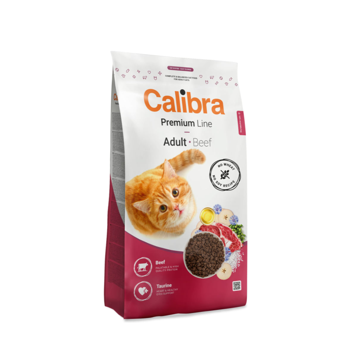 CALIBRA Premium Line, Vită, hrană uscată pisici, 10kg - poza 2