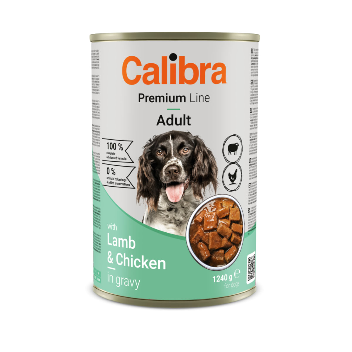 CALIBRA Premium Line, XS-XL, Miel și Pui, conservă hrană umedă câini, (în sos), 1240g - poza 1