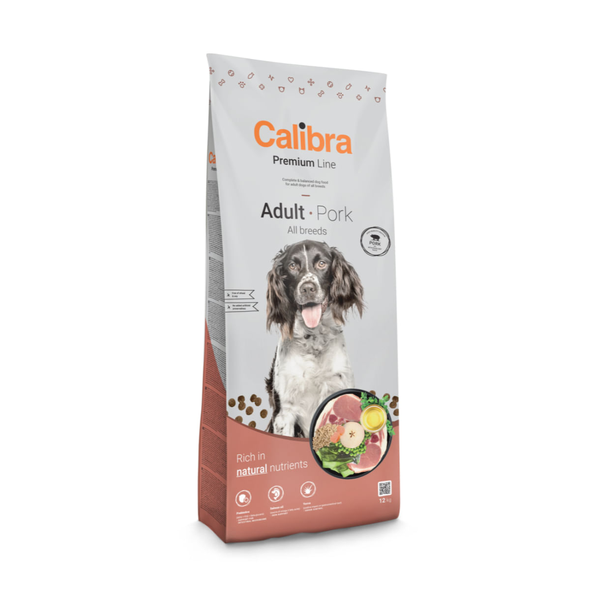CALIBRA Premium Line, XS-XL, Porc, hrană uscată câini, 12kg - poza 2