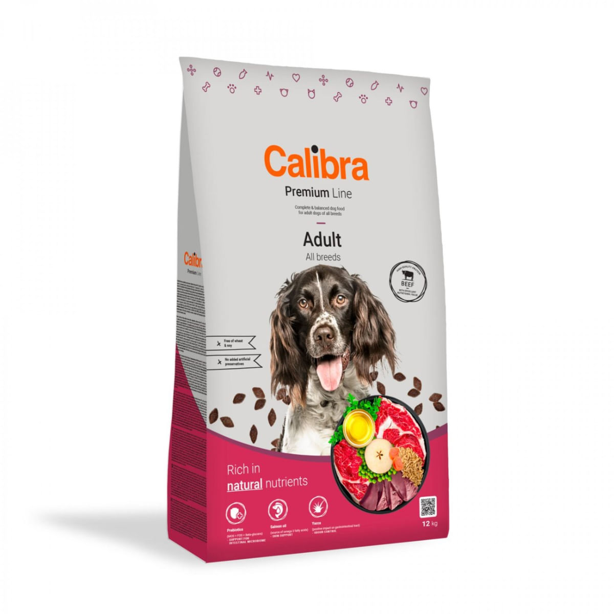 CALIBRA Premium Line, XS-XL, Vită, hrană uscată câini, 12kg - poza 2