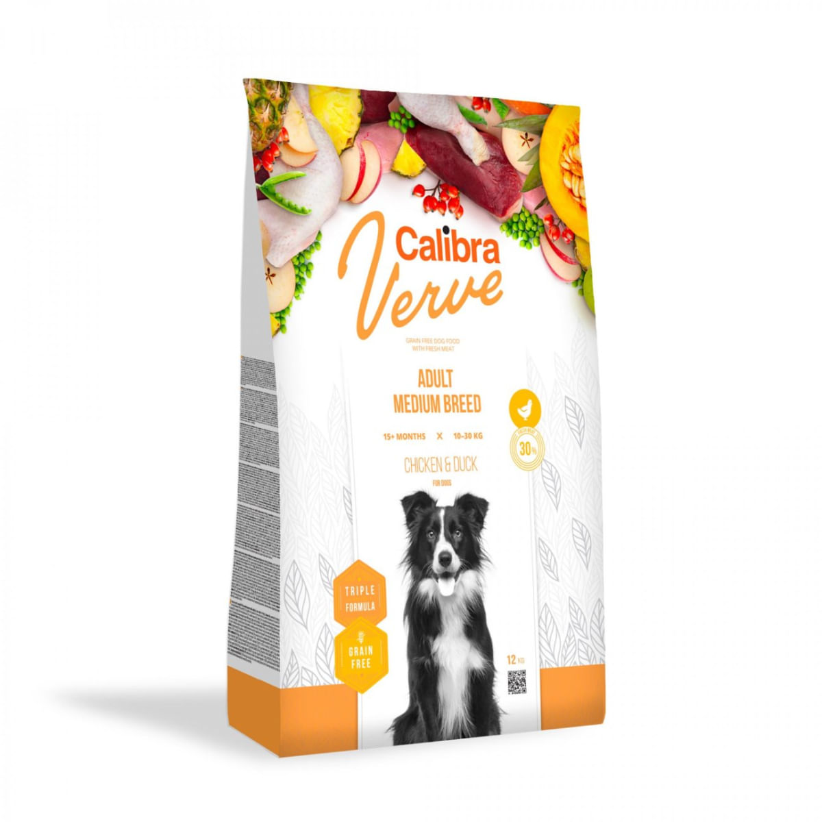 CALIBRA Verve GF Adult Medium Breed, M, Pui și Rață, hrană uscată fără cereale câini, 12kg - poza 2