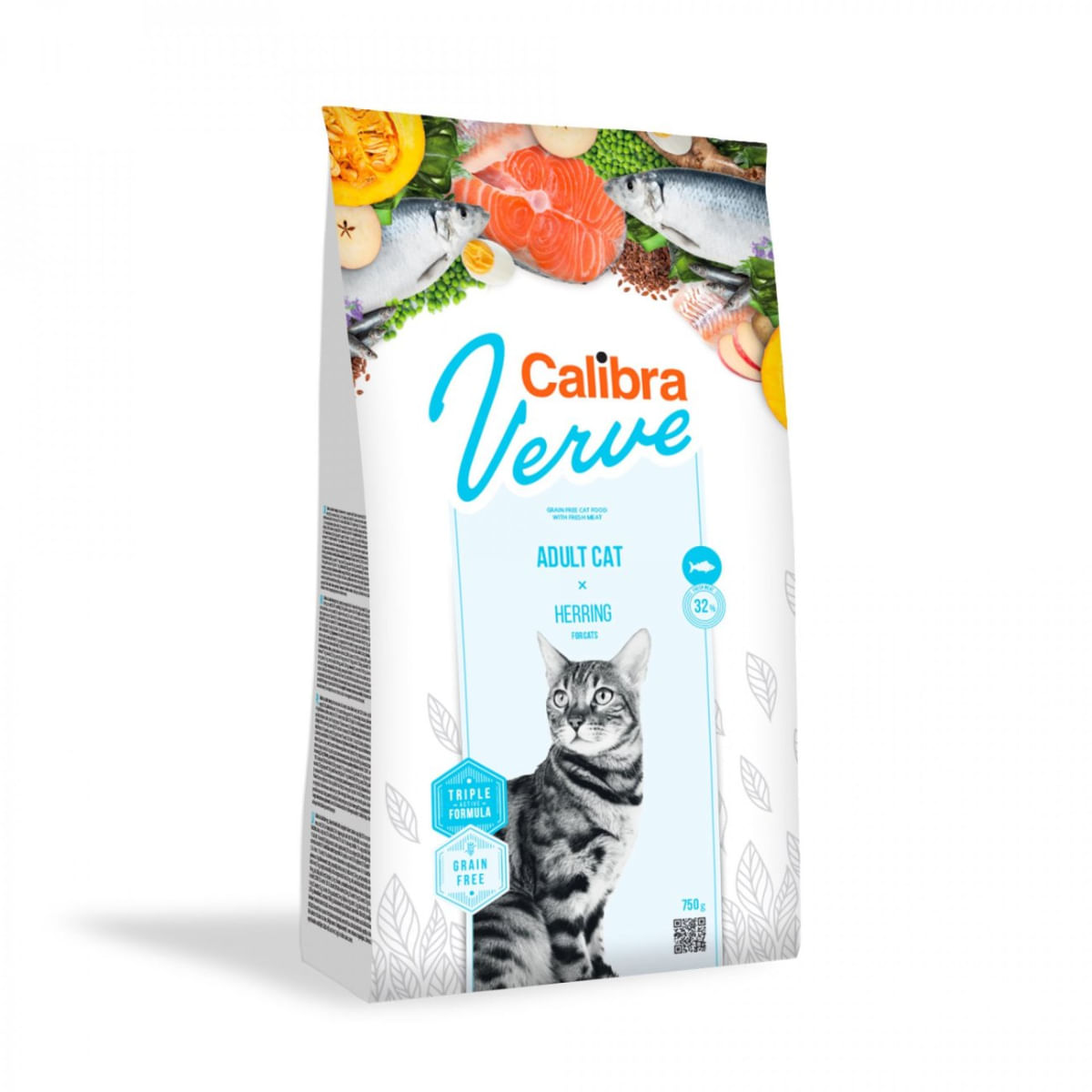 CALIBRA Verve GF, Hering, hrană uscată fără cereale pisici, 3.5kg - poza 1