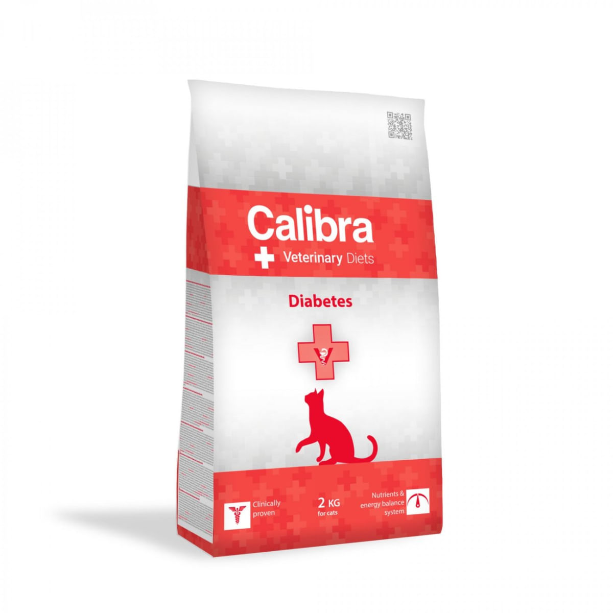 CALIBRA Veterinary Diets Diabetes, Pui și Ou, dietă veterinară, hrană uscată pisici, diabet, 2kg - poza 1