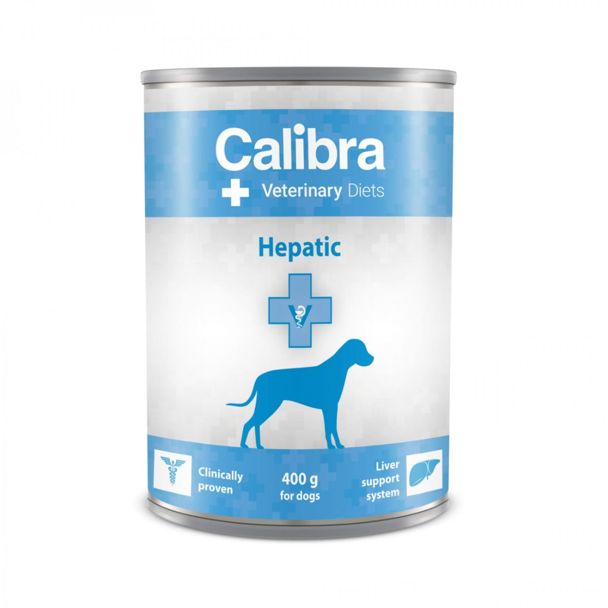 CALIBRA Veterinary Diets Hepatic, XS-XL, Pui, dietă veterinară, conservă hrană umedă monoproteică câini, sistem hepatic, (pate), 400g - poza 1