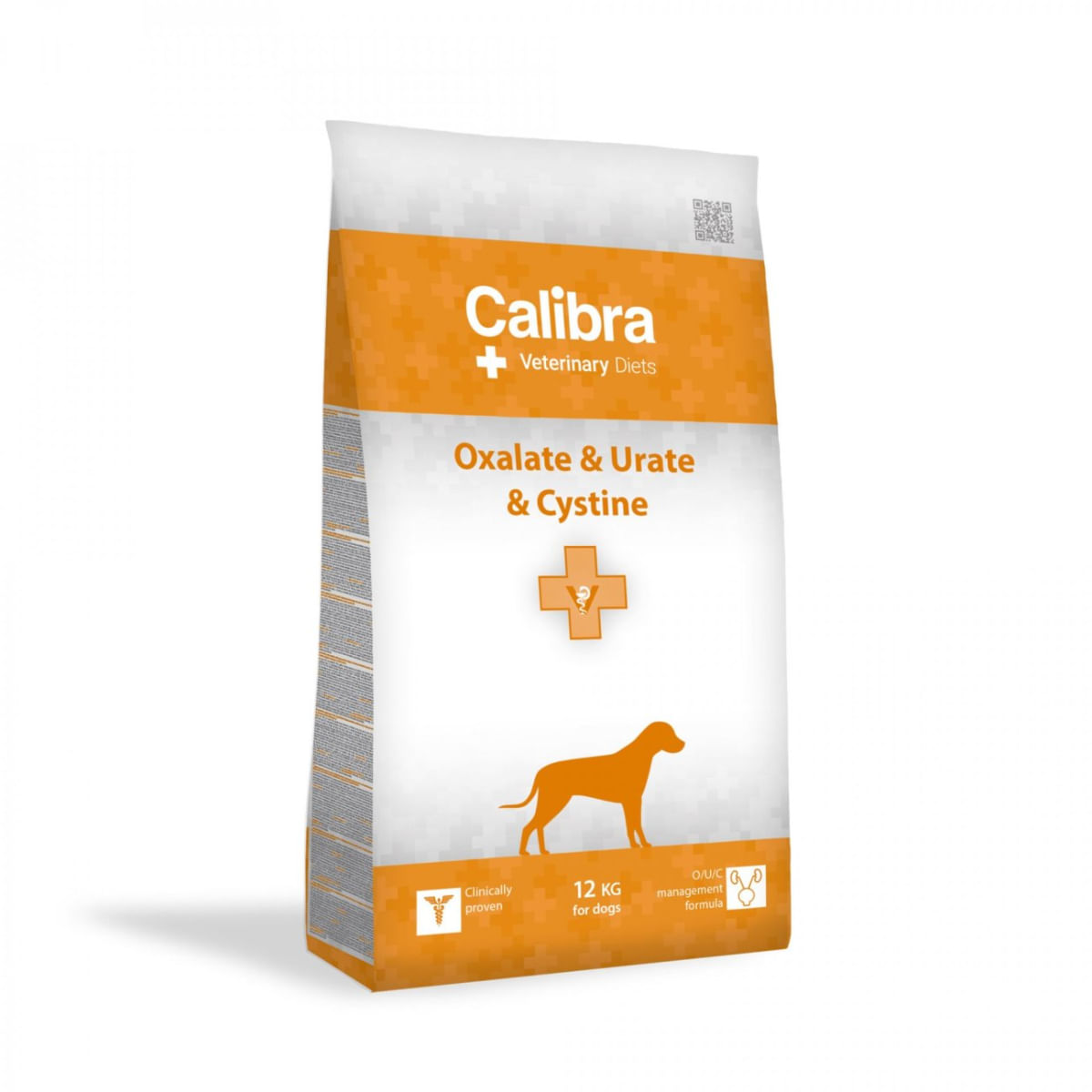 CALIBRA Veterinary Diets Oxalate & Urate & Cystine, XS-XL, Ou, dietă veterinară, hrană uscată câini, sistem urinar, 12kg - poza 2