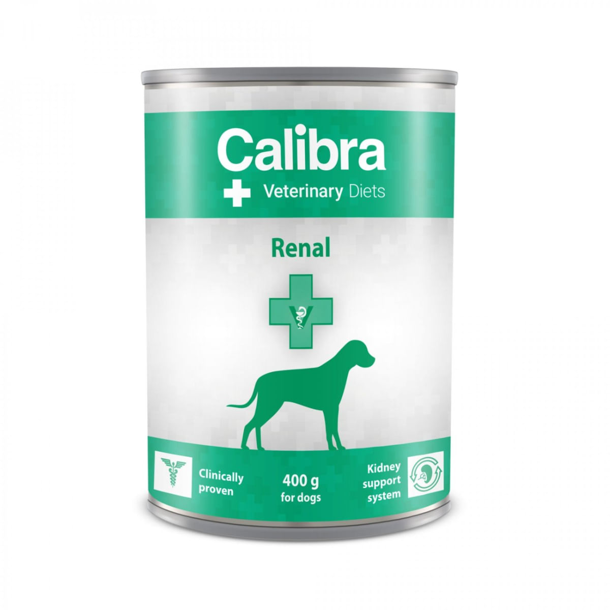 CALIBRA Veterinary Diets Renal, XS-XL, Pui, dietă veterinară, conservă hrană umedă câini, sistem renal, (pate), 400g - poza 1