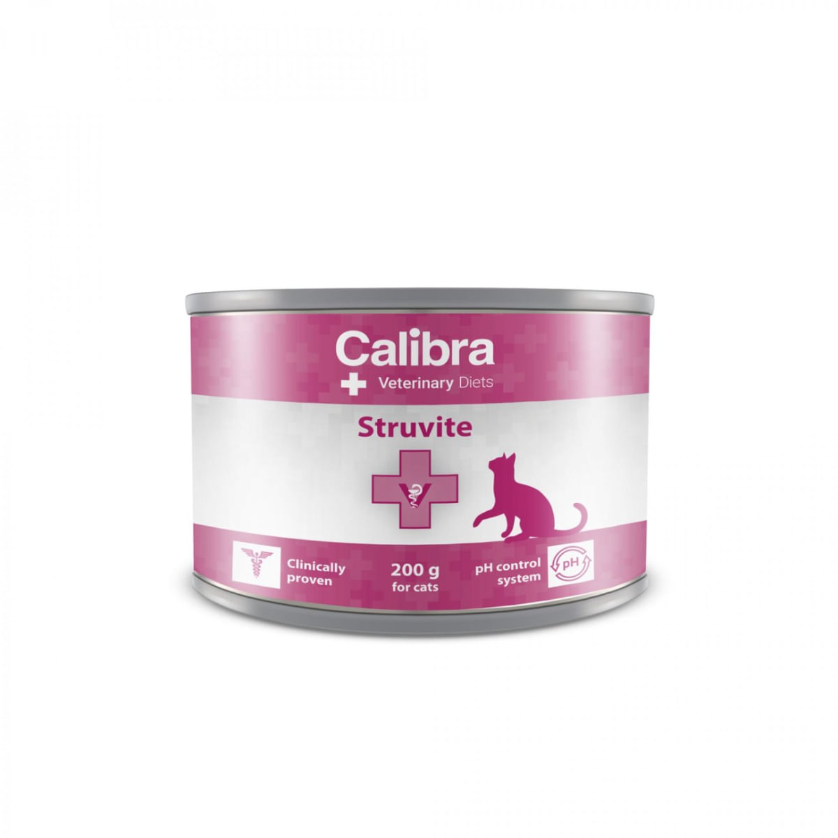 CALIBRA Veterinary Diets Struvite, Pui, dietă veterinară, conservă hrană umedă pisici, sistem urinar, (pate), 200g - poza 2
