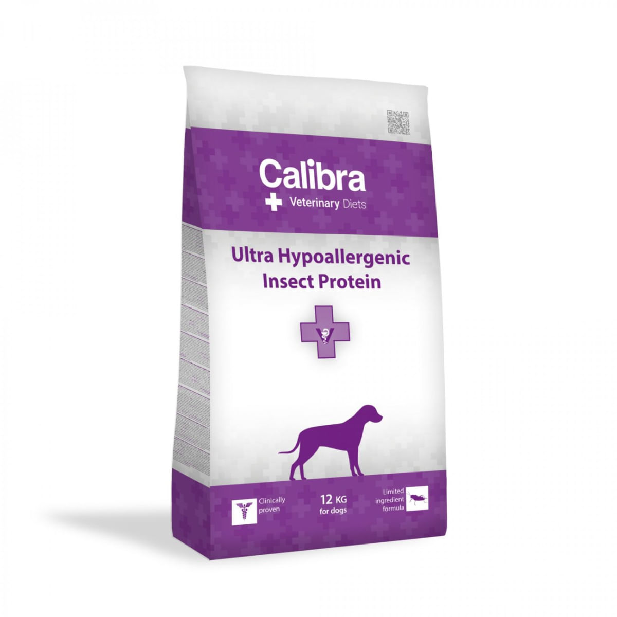 CALIBRA Veterinary Diets Ultra-Hypoallergenic, XS-XL, Insecte și Krill, dietă veterinară, hrană uscată câini, alergii, 12kg - poza 2