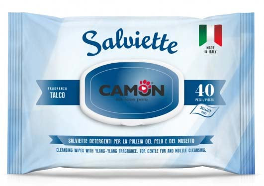 CAMON Şerveţele igienice pentru curăţare, cu talc 40 bucăţi