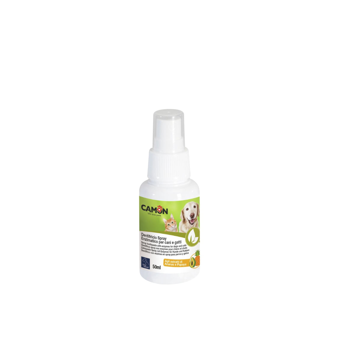 CAMON Spray toothpaste with enzymes, pastă de dinți spray câini și pisici, anti-tartru, flacon cu aplicator, 50ml - poza 2