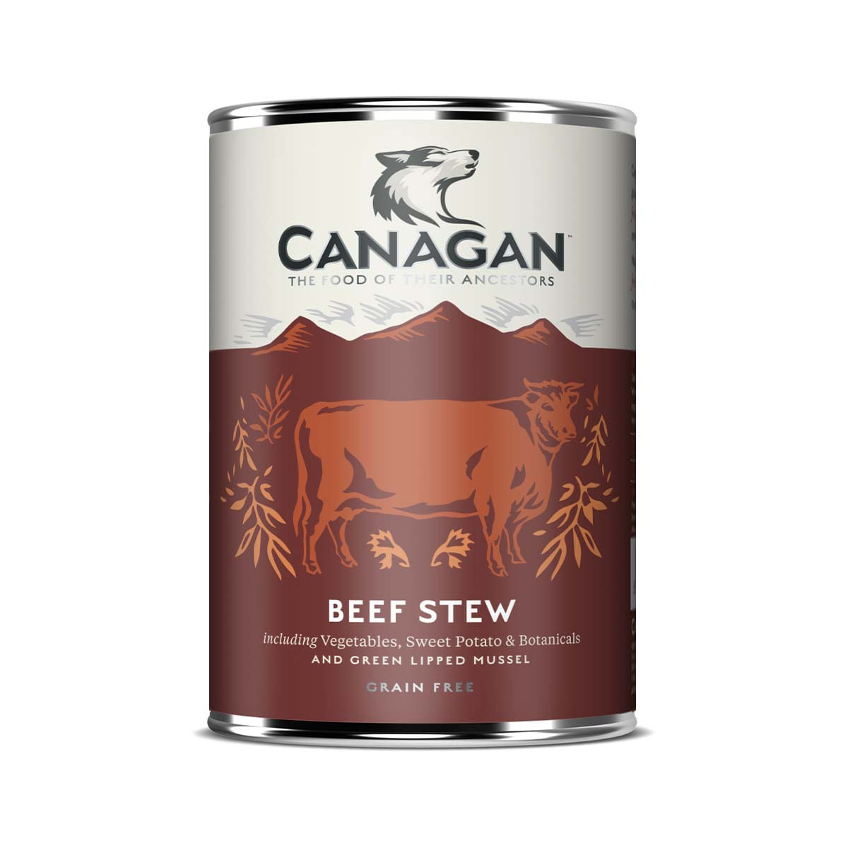 CANAGAN Beef Stew, XS-XL, Vită, conservă hrană umedă fără cereale câini junior & adult, (în supă), 400g - poza 2
