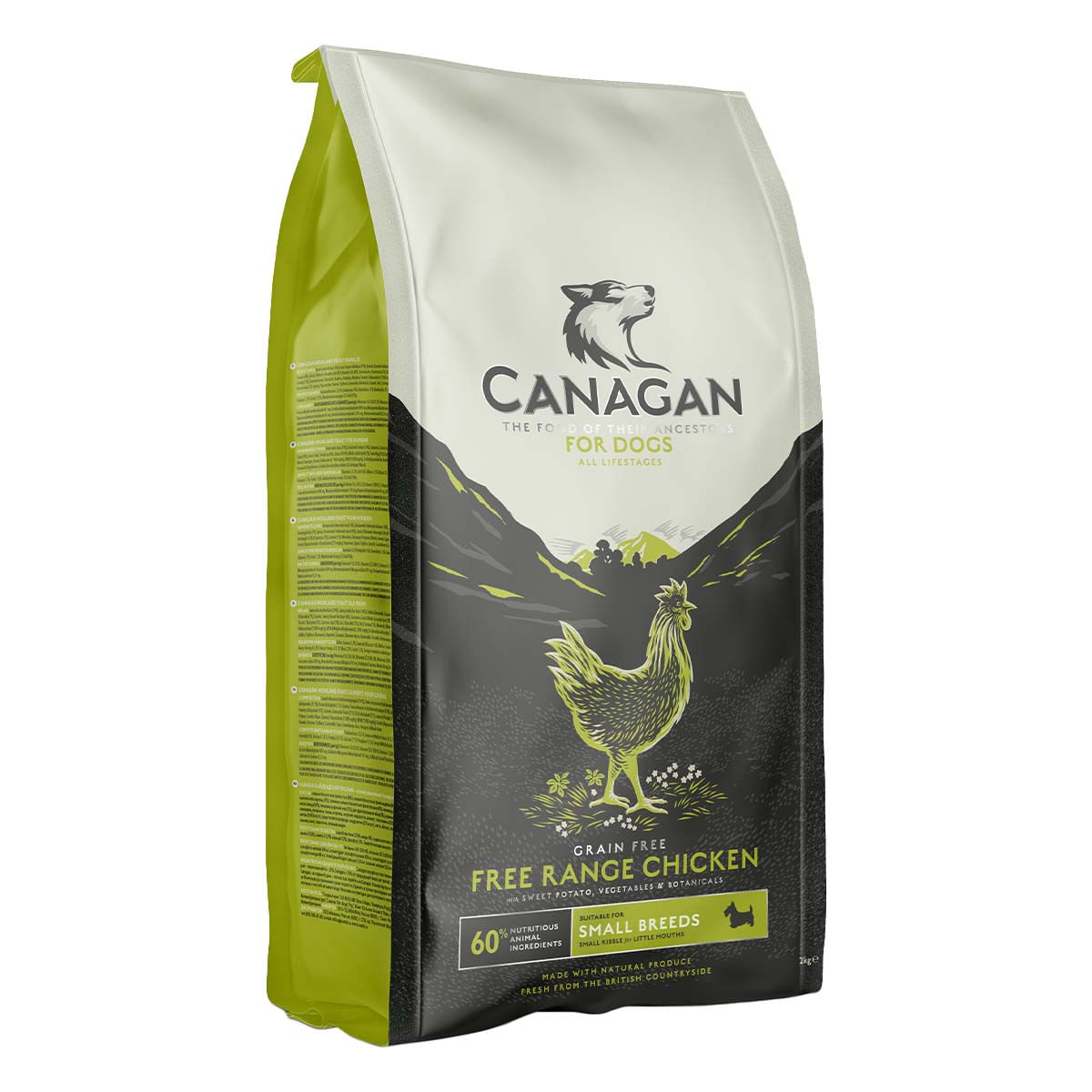 CANAGAN Small Breed Free Range Chicken, XS-S, Pui, hrană uscată fără cereale câini junior & adult, 500g - poza 1