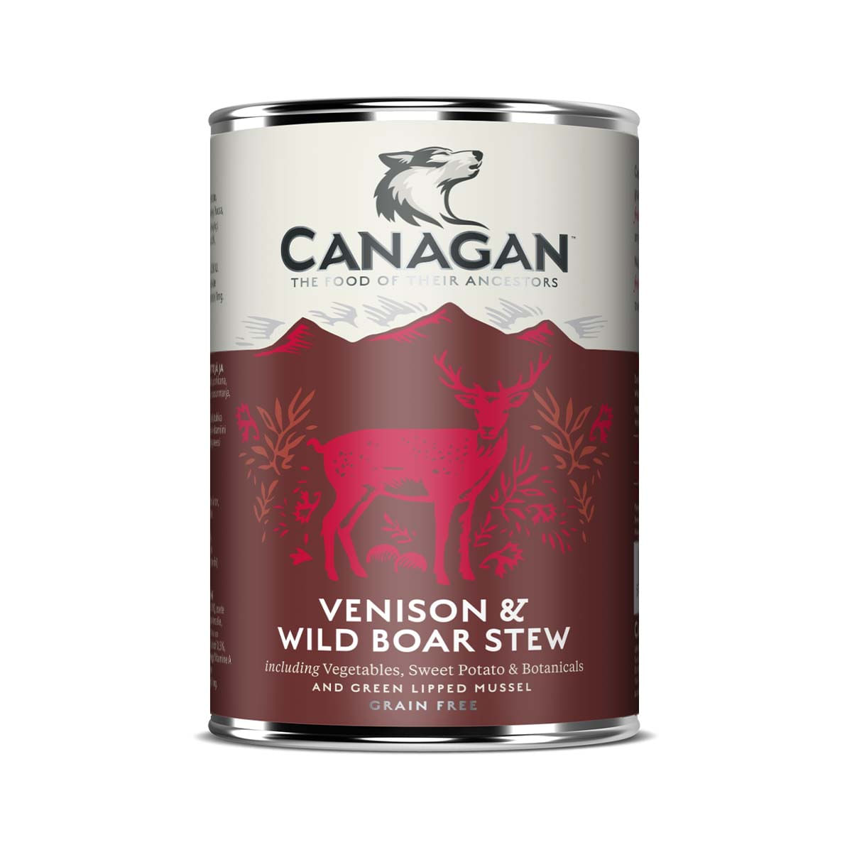 CANAGAN Venison&Wild Boar Stew, XS-XL, Vânat și Mistreț, conservă hrană umedă fără cereale câini junior & adult, (în supă), 400g - poza 1