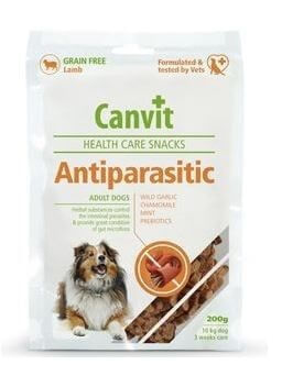 CANVIT Antiparasitic, XS-XL, Miel, punguță recompense funcționale câini, 200g - poza 1