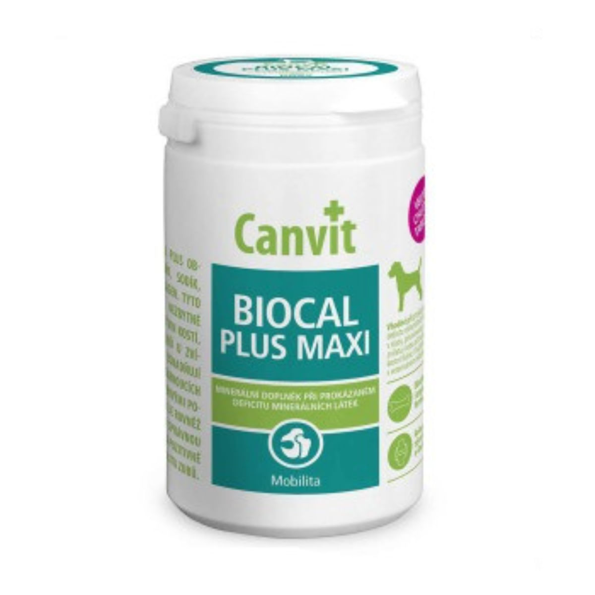 CANVIT Biocal Plus Maxi, supliment sistem articular, sistem osos câini CANVIT Biocal Plus Maxi, M-XL, supliment sistem articular, sistem osos câini, flacon, 230g - poza 2