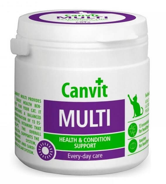 CANVIT Multi, multivitamine pisici, flacon, 100g - poza 1